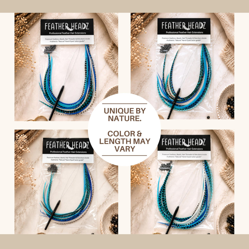 Feather Headz micro-link bead detail displaying secure attachment