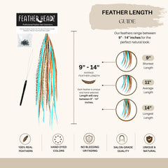 Feather Headz micro-link beads and tools ready for quick DIY install