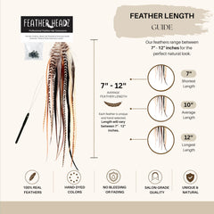 Feather Headz texture and color array displaying natural fluffy tones for seamless blending