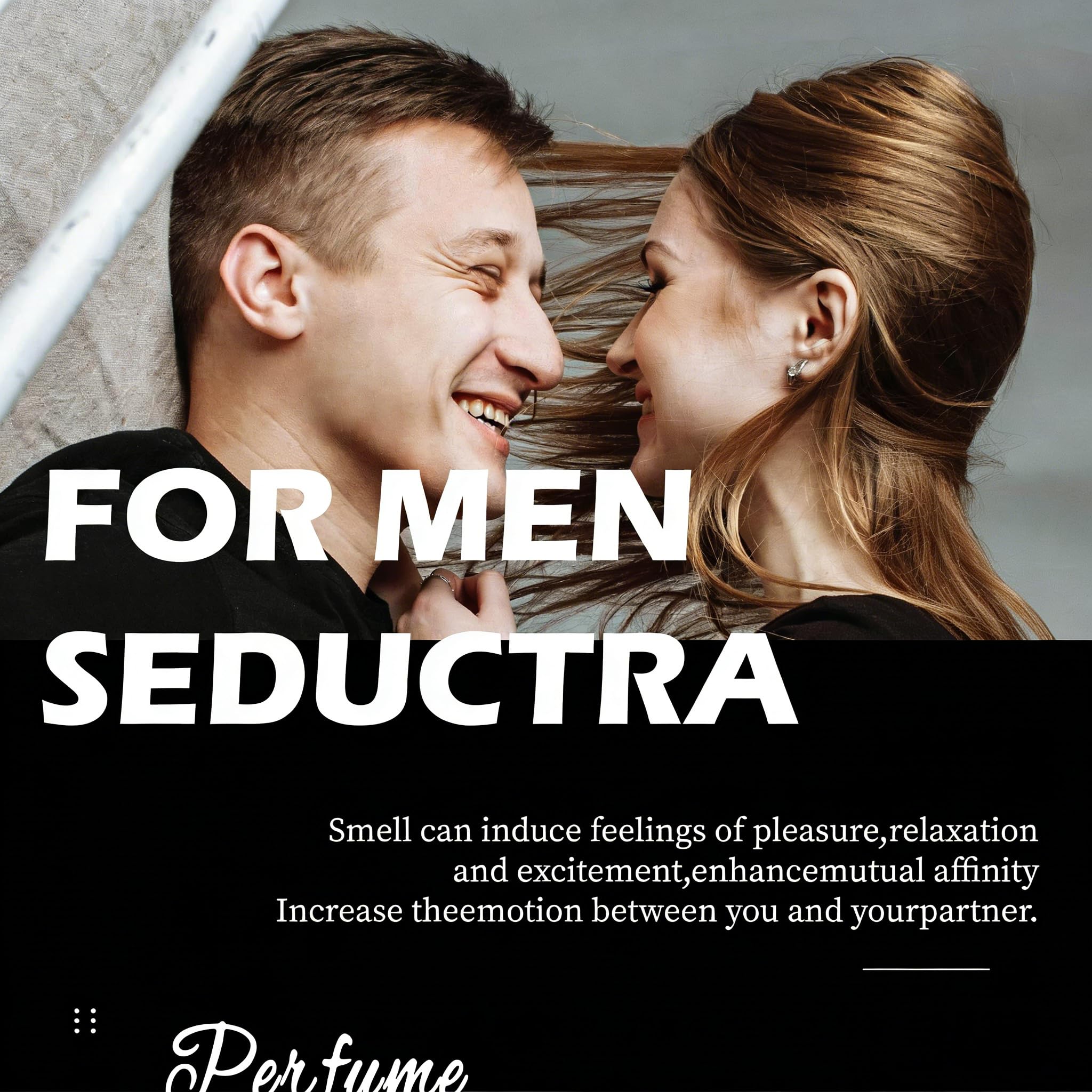 FeelMagnetic ingredient concept with vanilla amber musk suggesting warm, long-lasting scent