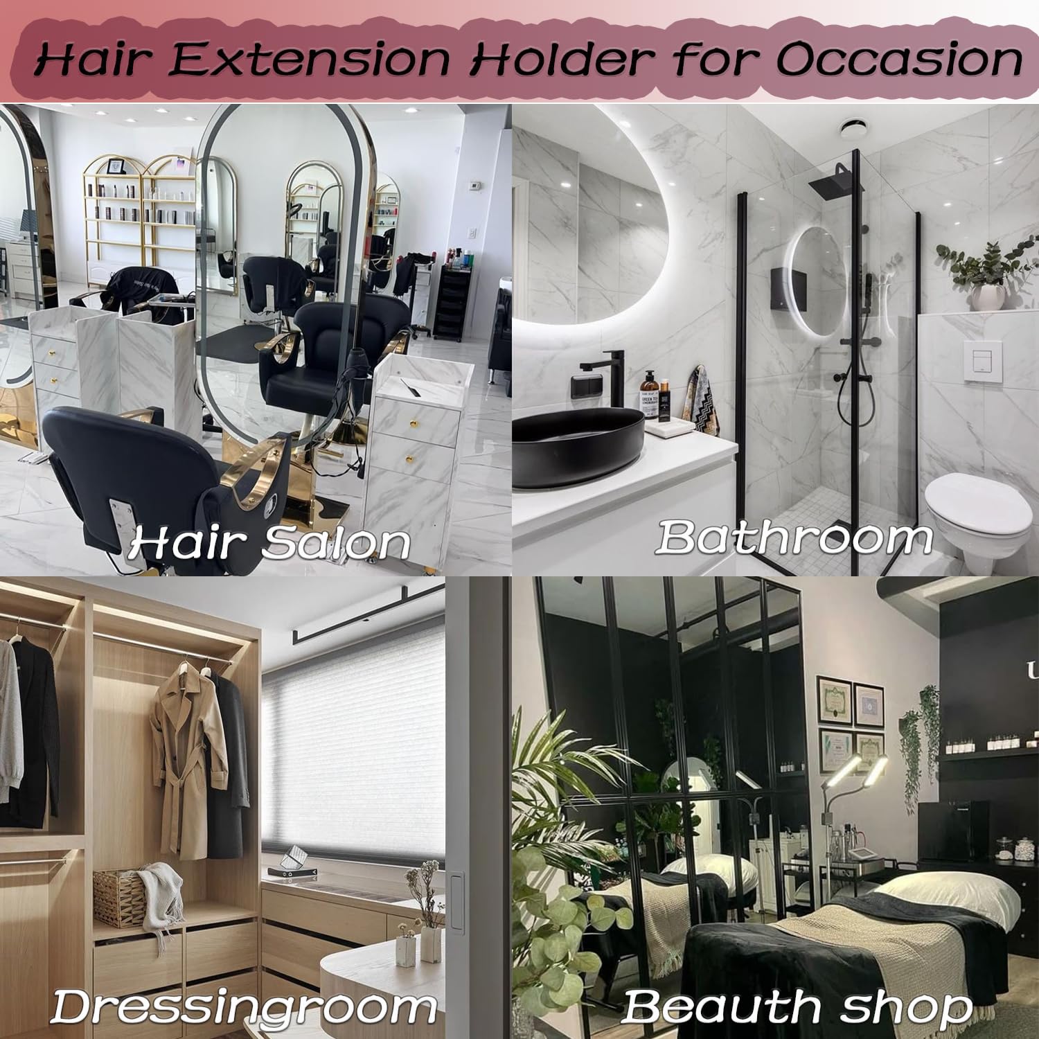 FEHOKA in use during styling with extensions, even heat distribution benefit