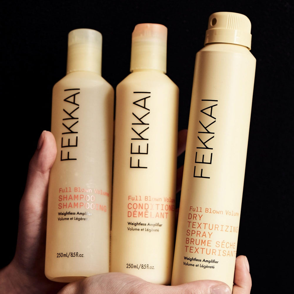 FEKKAI ingredients layout with botanicals showing plant-powered protection