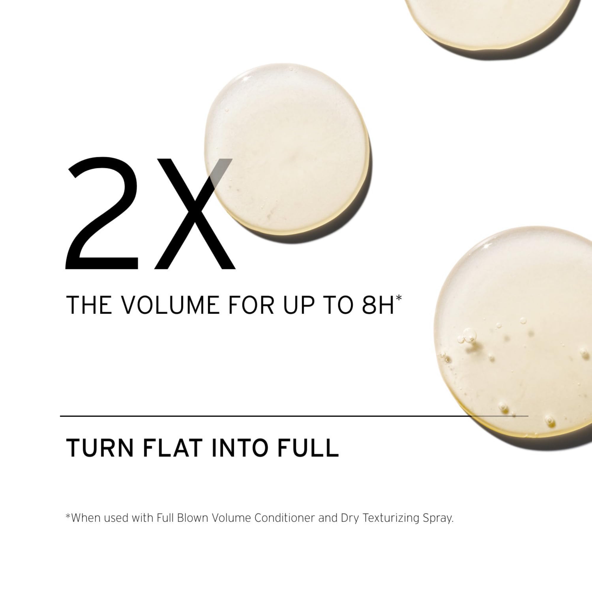 FEKKAI shampoo texture poured from bottle highlighting lightweight foam