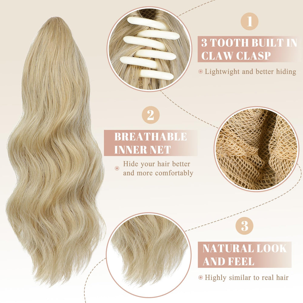 FELENDY curly wavy texture close-up showing realistic movement and shine