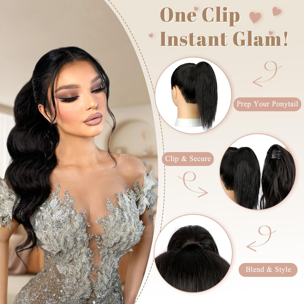FELENDY braided ponytail style showing styling versatility