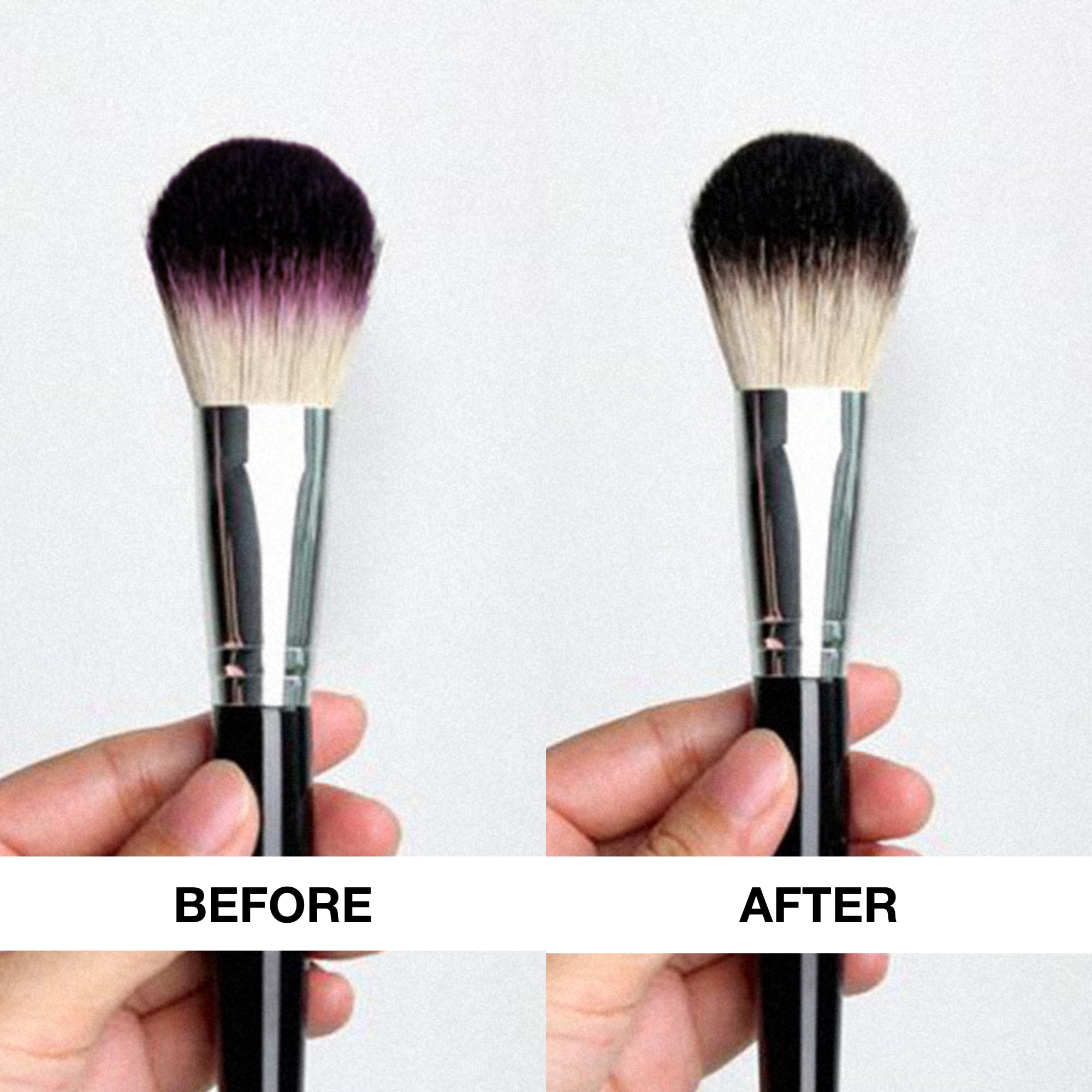 Felix Professional used backstage with brushes being cleaned quickly between looks