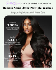 FelixLuna comparison of 20, 22, 24 inch bundles illustrating true length