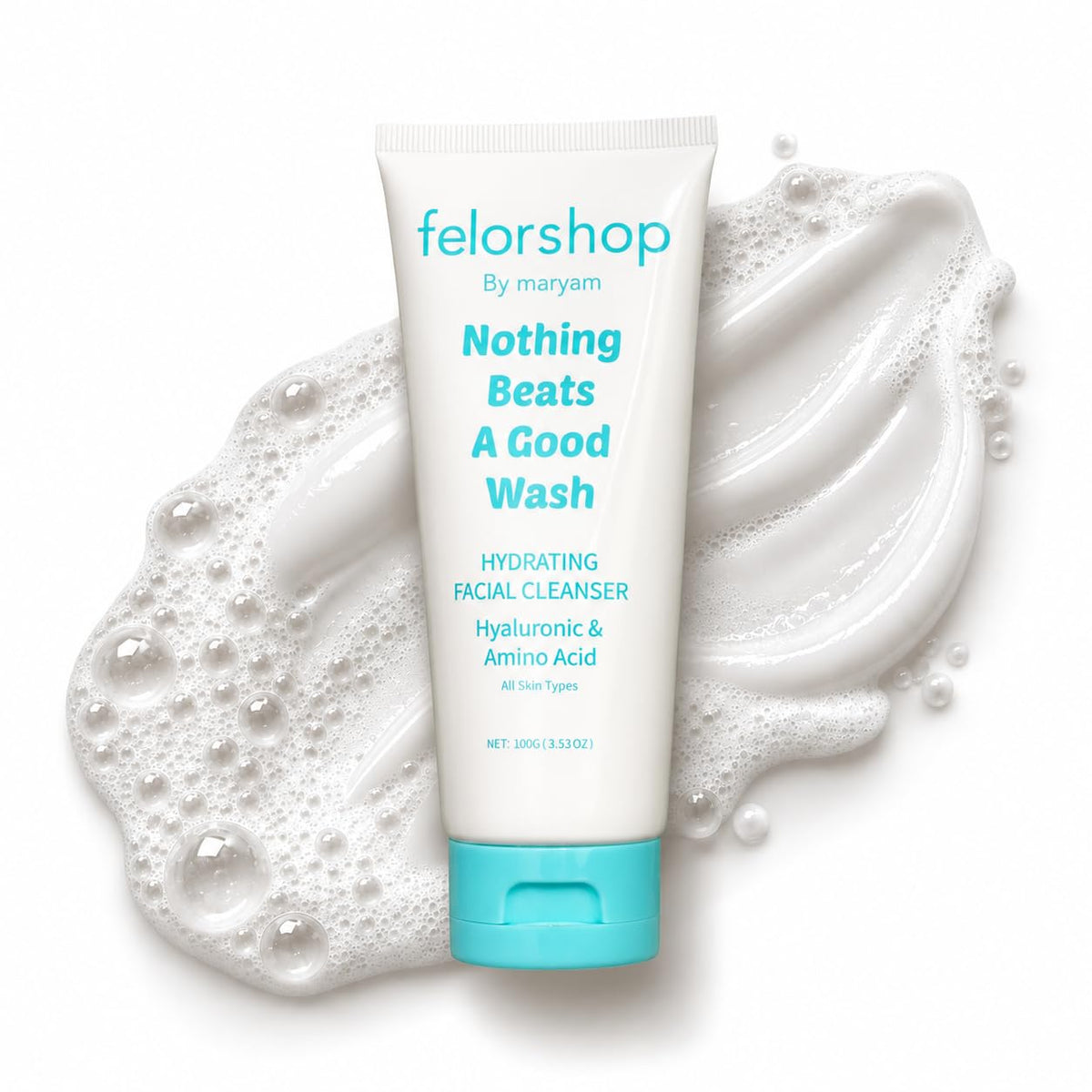 Felor shop front packaging showing tube and branding with clear benefits