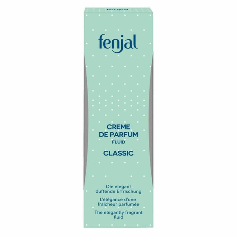 Fenjal Miss Fenjal Classic cream texture on spoon demonstrating moisturizing finish
