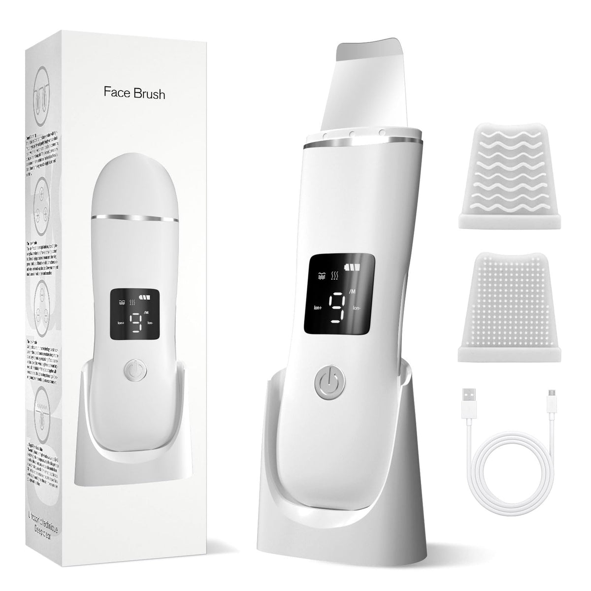 FENNIDICE front view of face spatula showing compact design and portability benefits