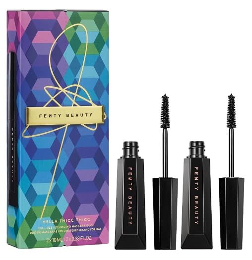 FENTY BEAUTY full-size duo front view showing packaging and shade Cuz I'm Black for bold lashes