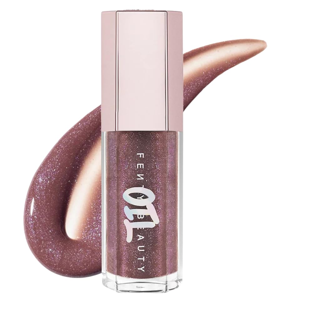 Fenty Beauty Rose Amber front packaging showing glossy finish and hydrating look