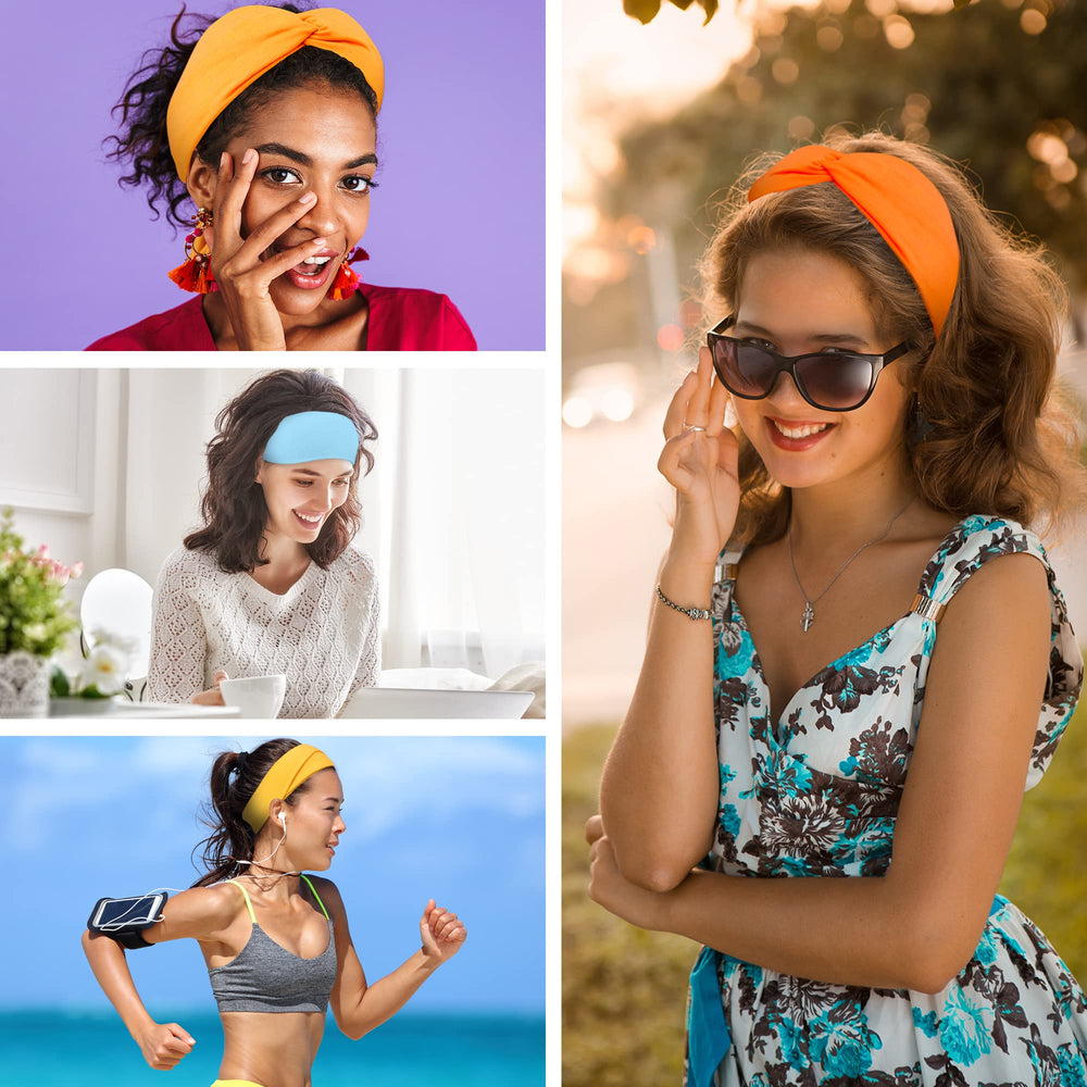 FEQO headband styled with casual outfit showing instant style boost