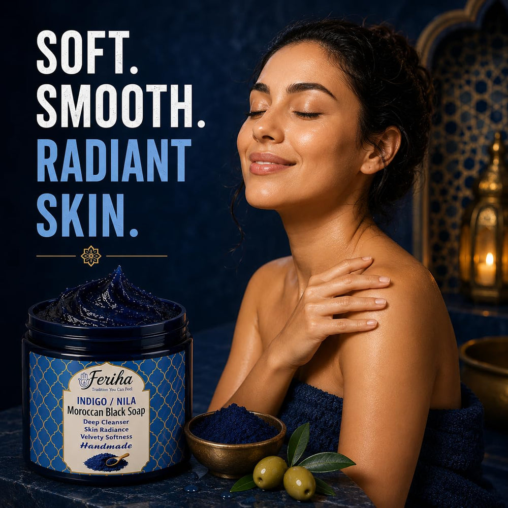 FERIHA post-routine moisturized skin result showing smooth, softened appearance after use