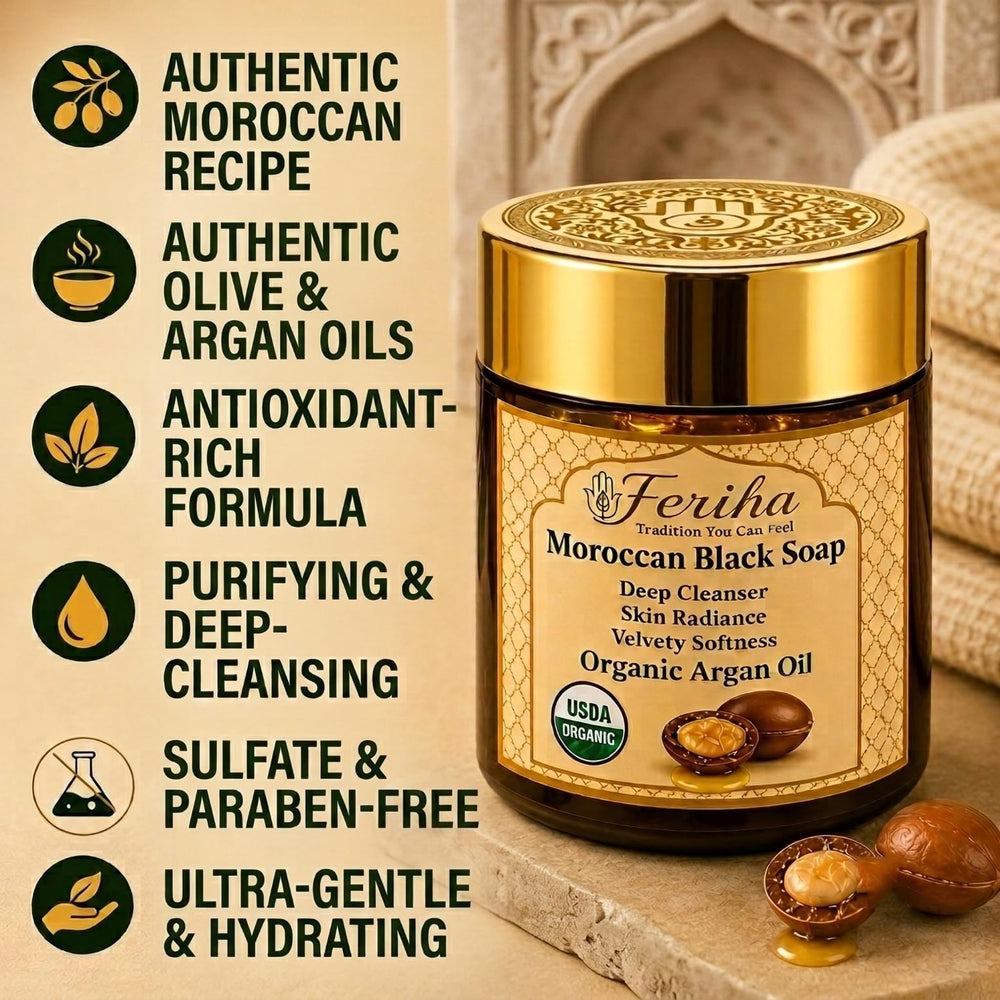 FERIHA paste on hand showing easy application and skin-softening effect