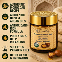 FERIHA paste on hand showing easy application and skin-softening effect