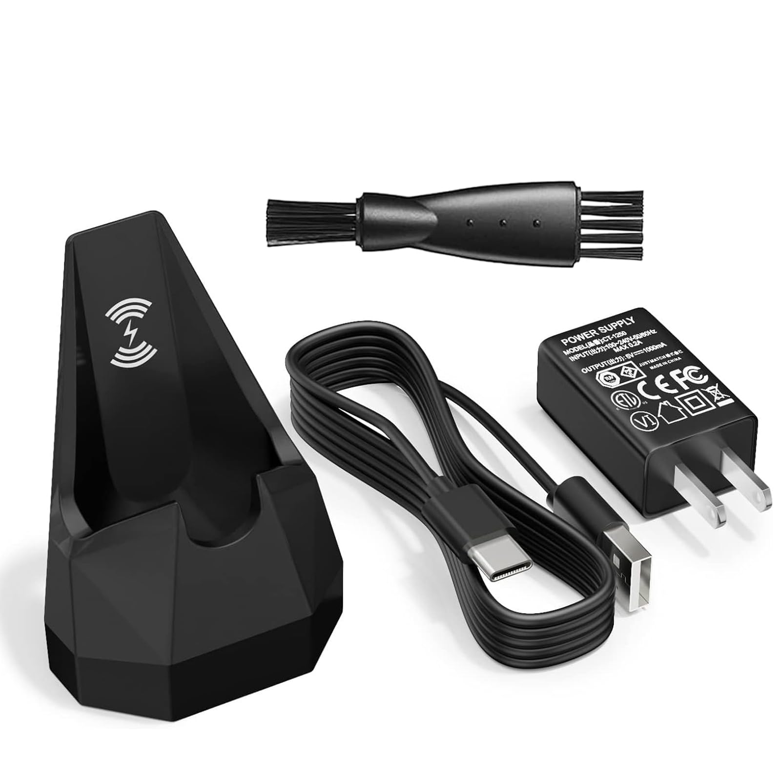 FGIEU front dock showing compatible Lawn Mower 4.0 fit and stable charging
