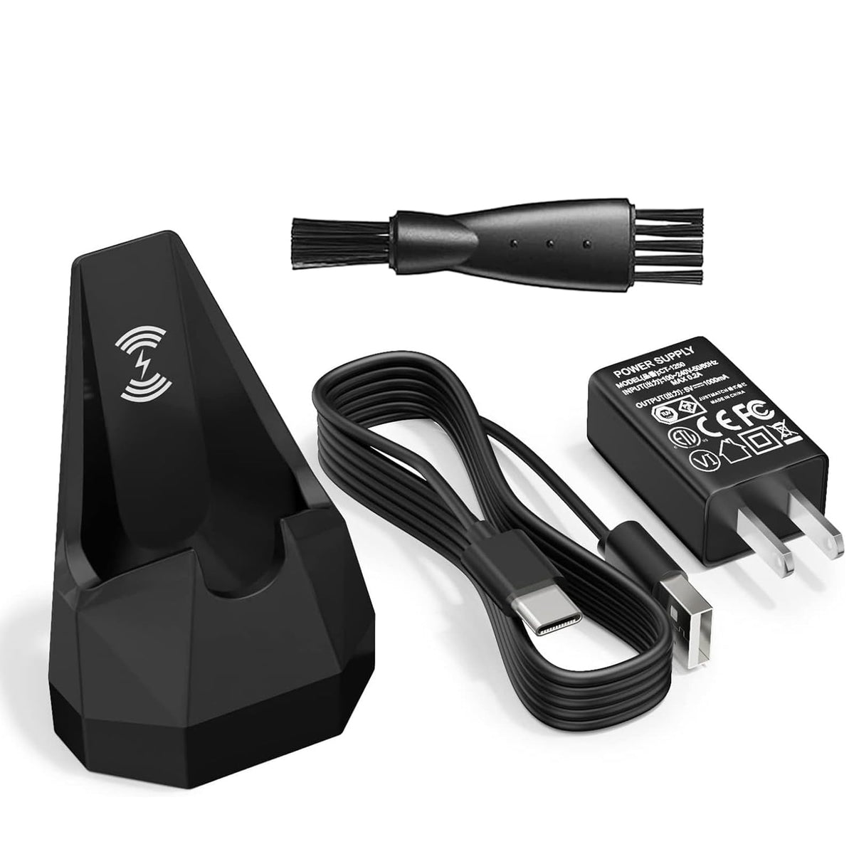 FGIEU front dock showing compatible Lawn Mower 4.0 fit and stable charging