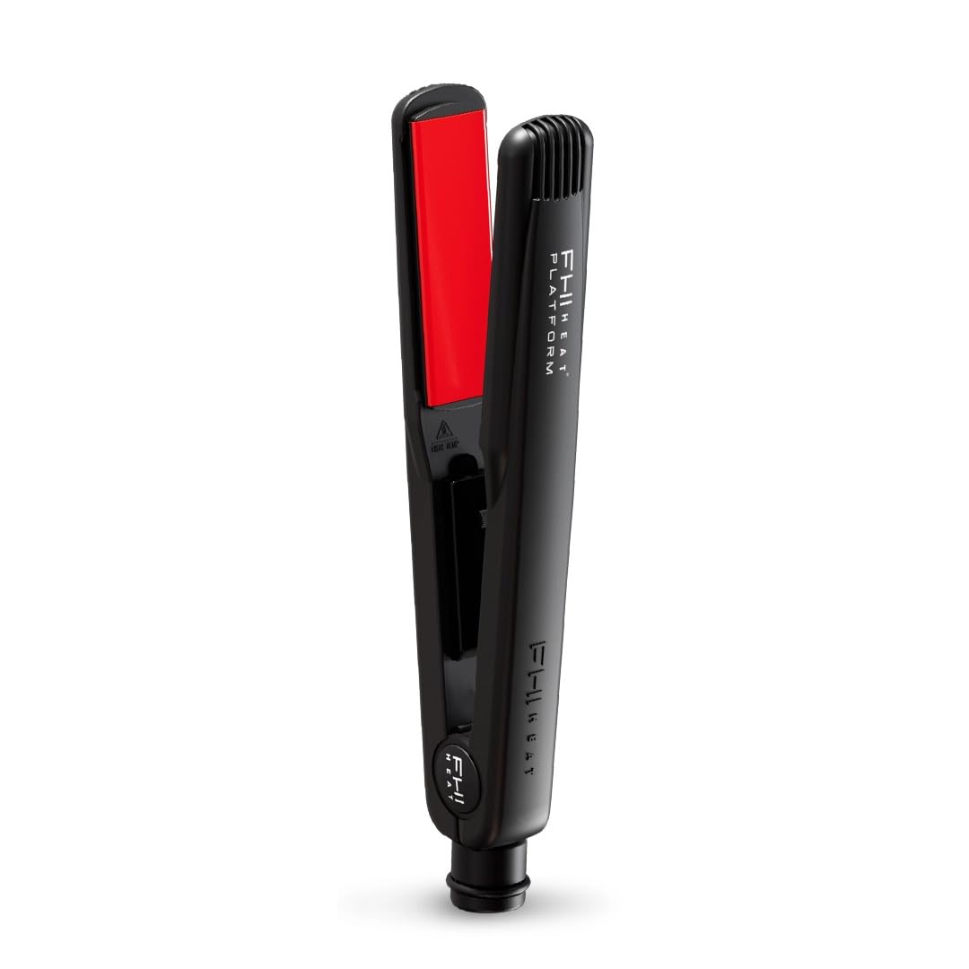 FHI Heat front view showing iron profile and beveled plates for versatile styling