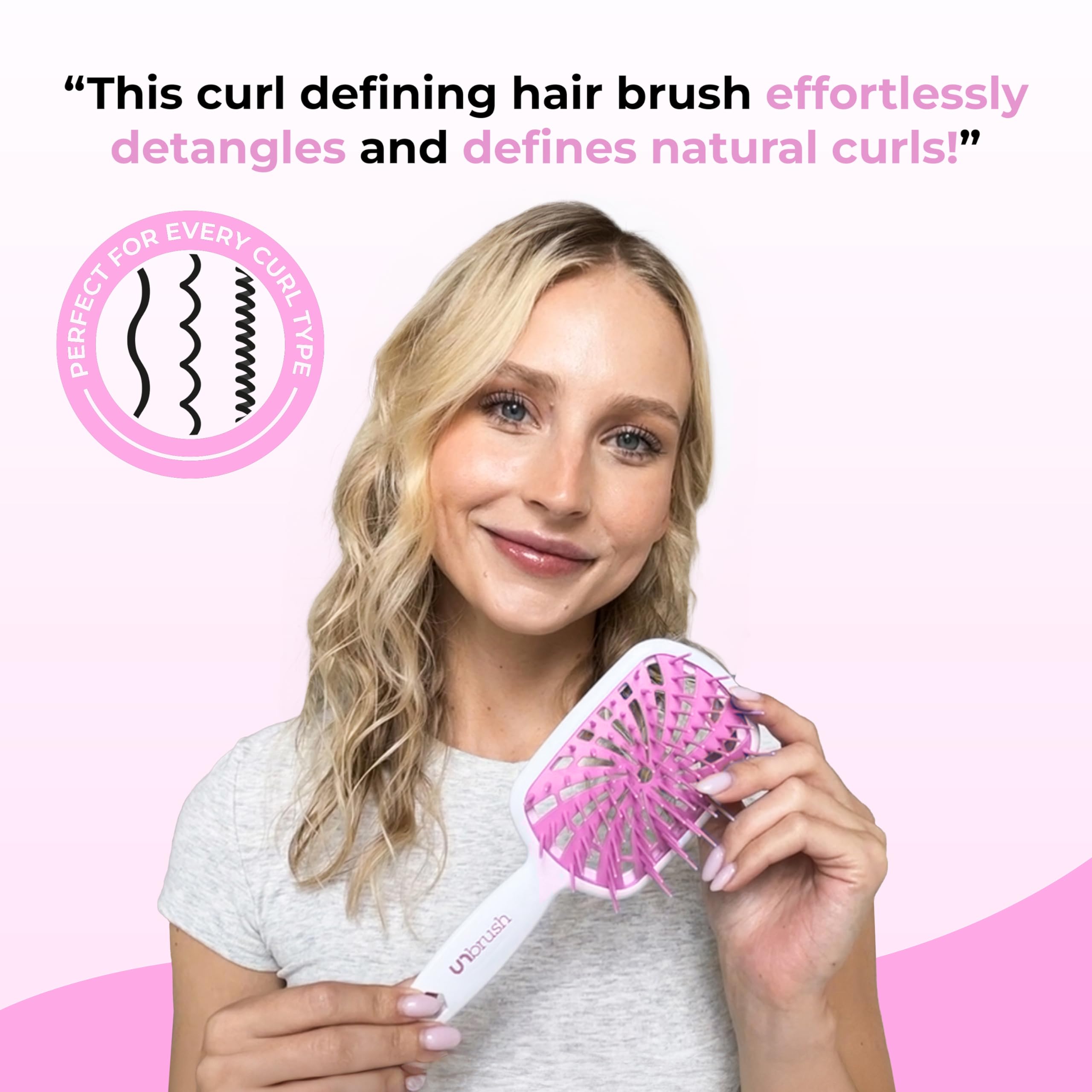 FHI Heat UltraFlex bristles close-up reducing breakage while detangling gently