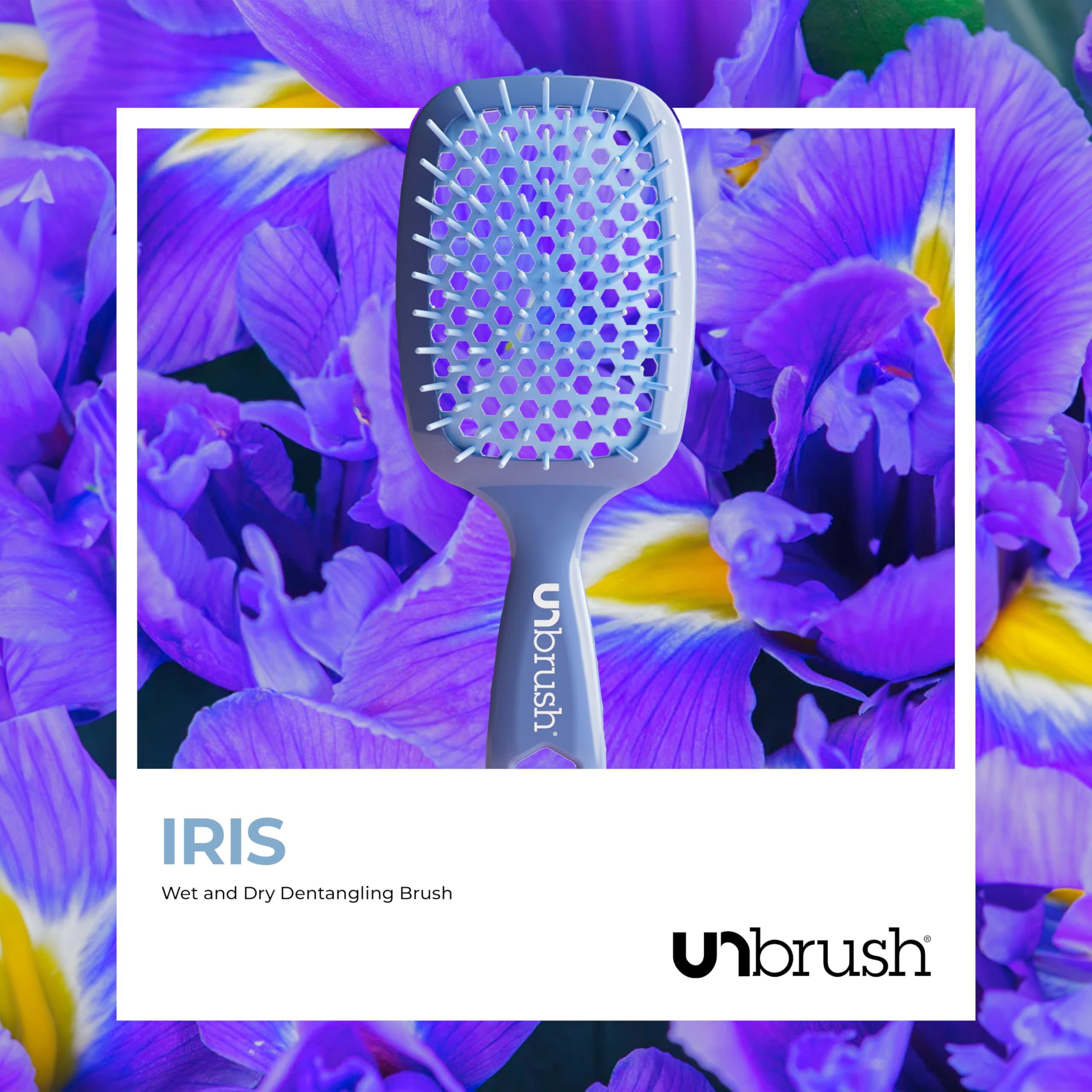 FHI Heat UNbrush smoothing dry hair showing frizz control and polished finish benefit