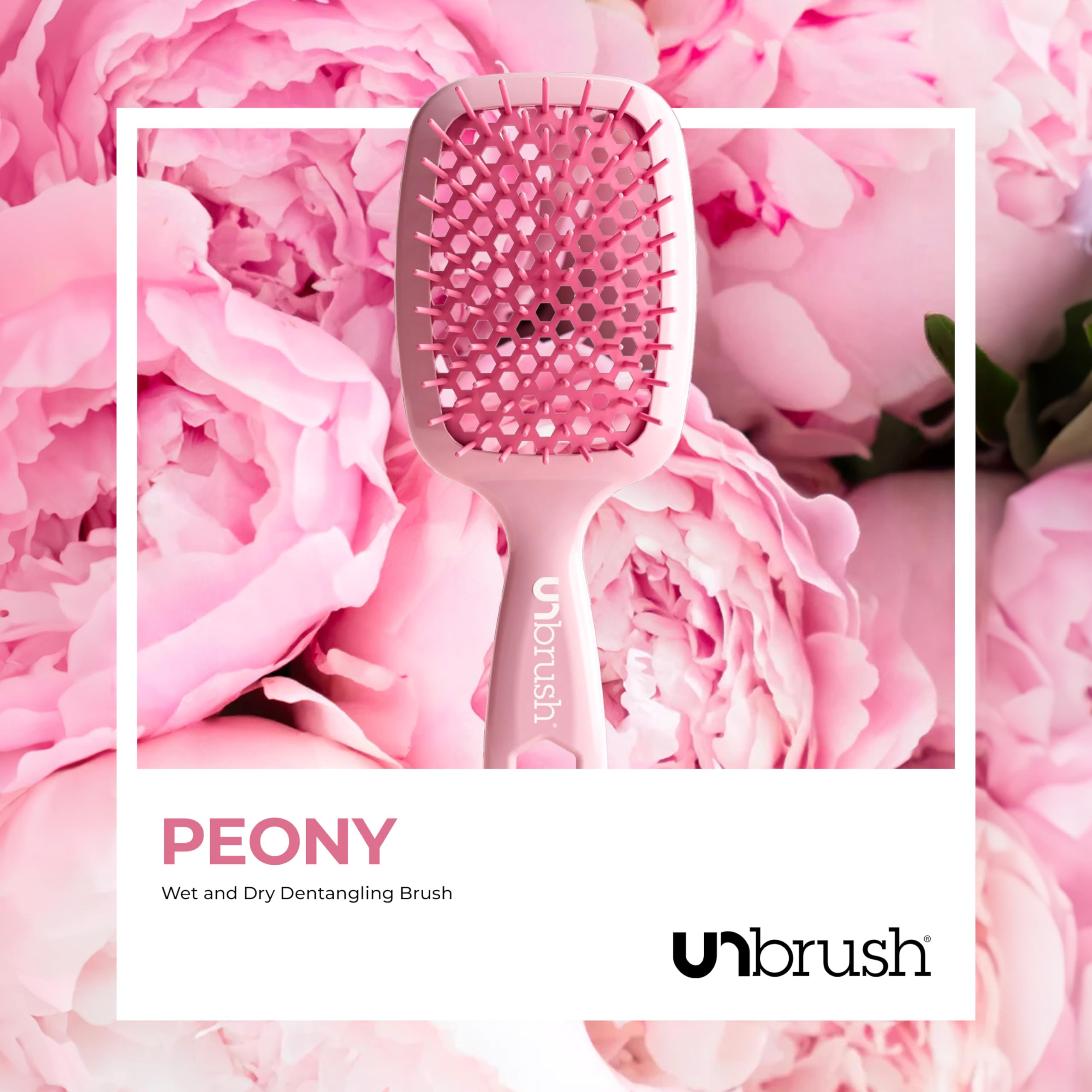 FHI Heat UNbrush brushing a child’s hair illustrating pain-free family use