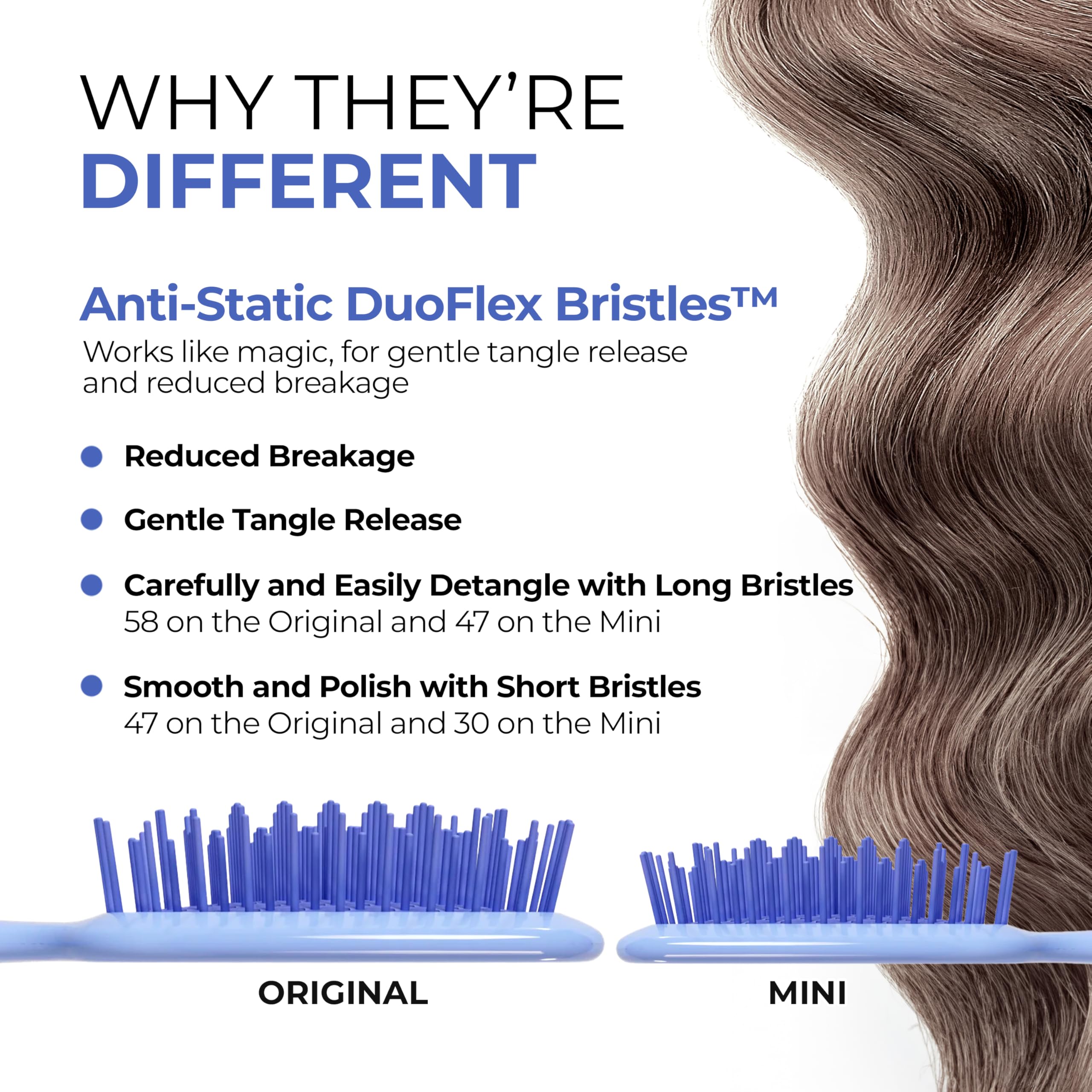 FHI Heat UNbrush Mini front view highlighting compact size for easy touch-ups
