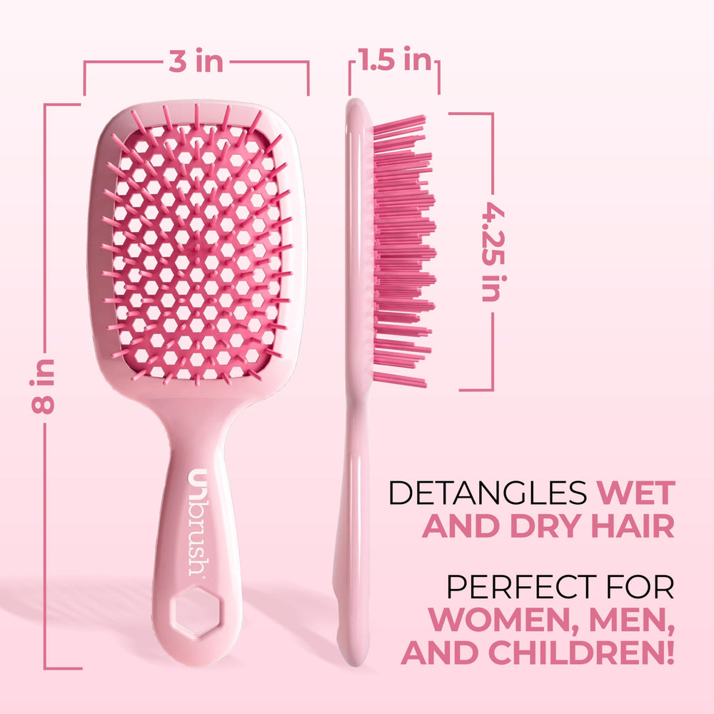 FHI Heat UNbrush used on wet hair demonstrating faster detangling while drying