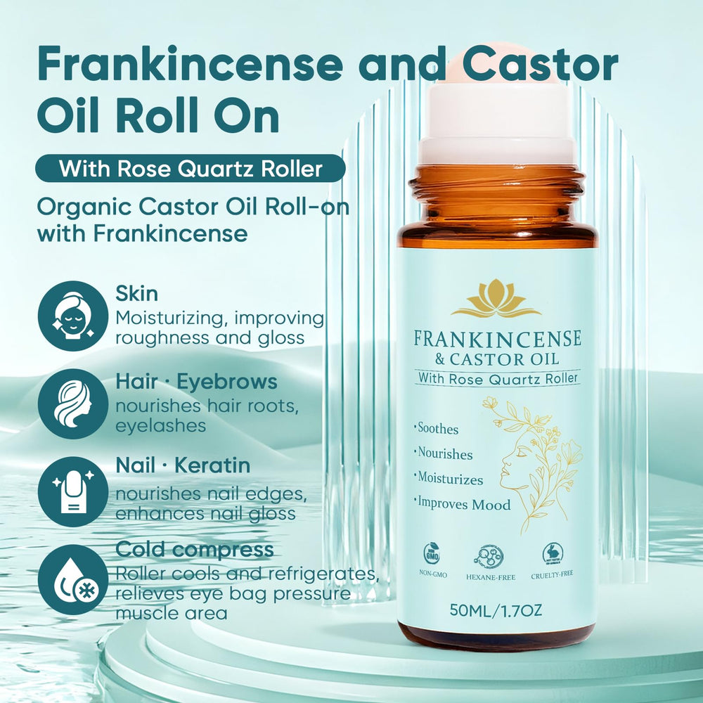 Fibosara rose quartz roller closeup delivering cooling massage benefits