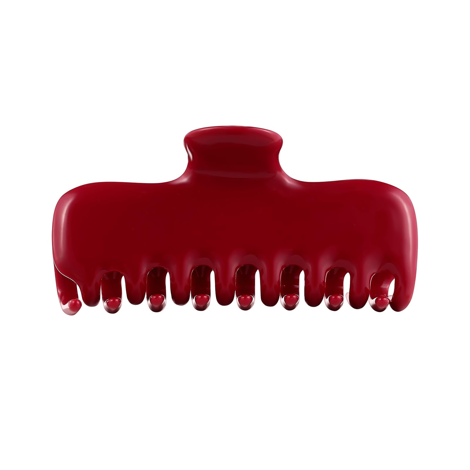FidesAmor red rectangular clip front view, polished look and secure hold