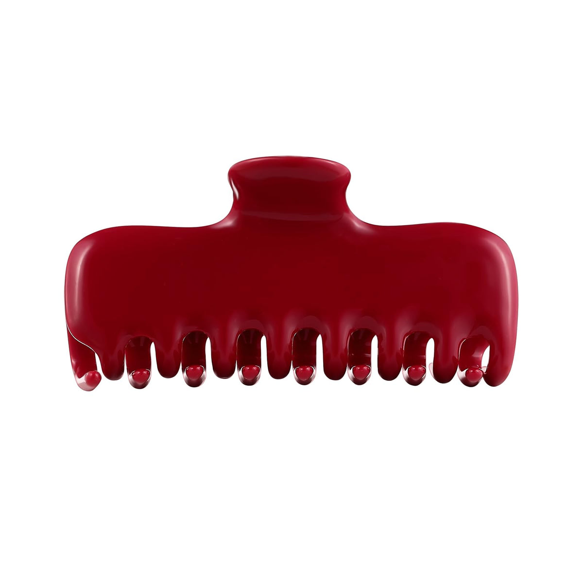 FidesAmor red rectangular clip front view, polished look and secure hold