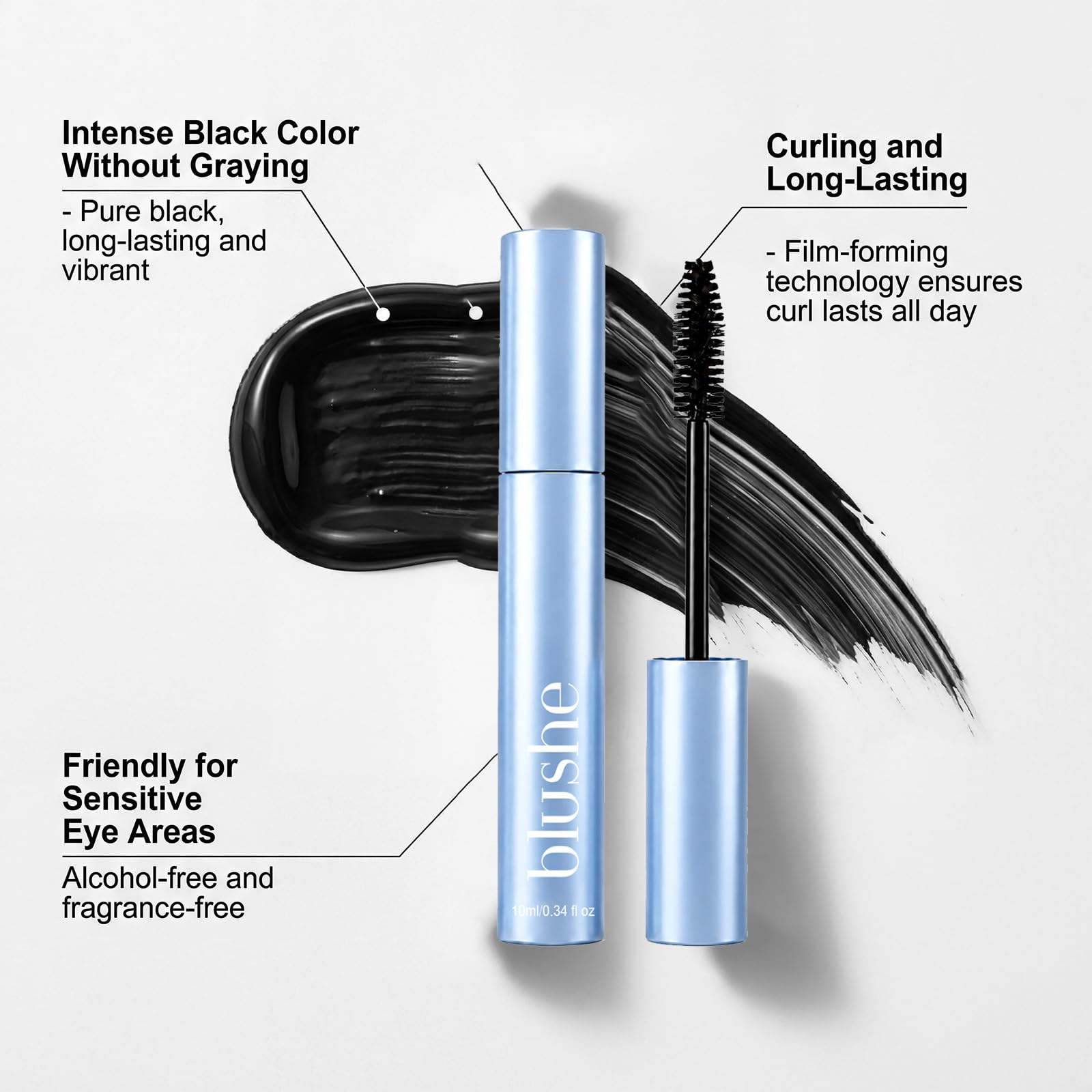 FIJEMYA before and after lashes showing fuller, defined lash benefit