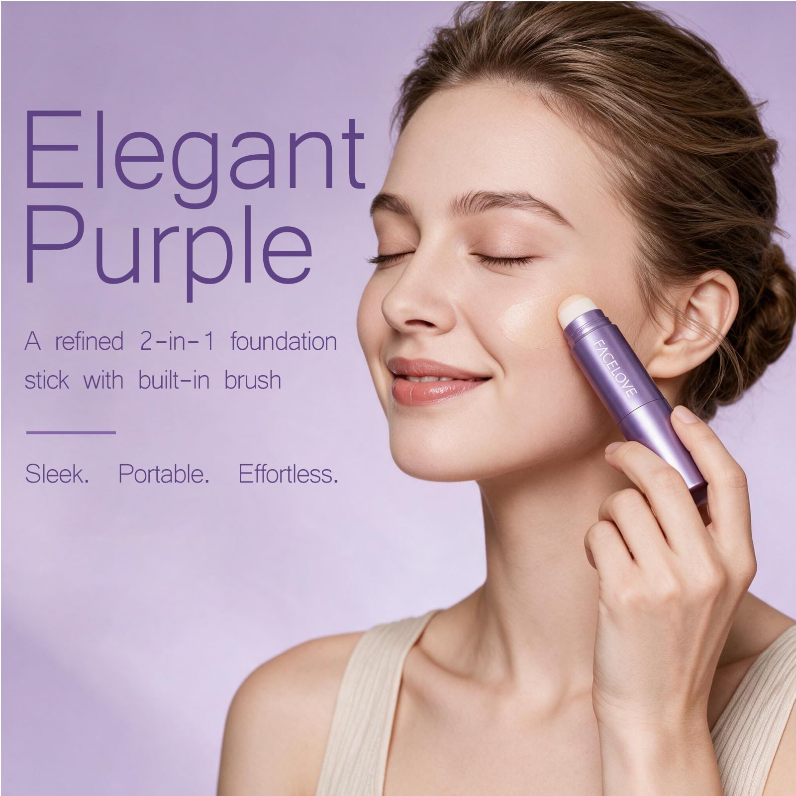 FILWY creamy foundation texture swatched to show lightweight, moisturizing feel
