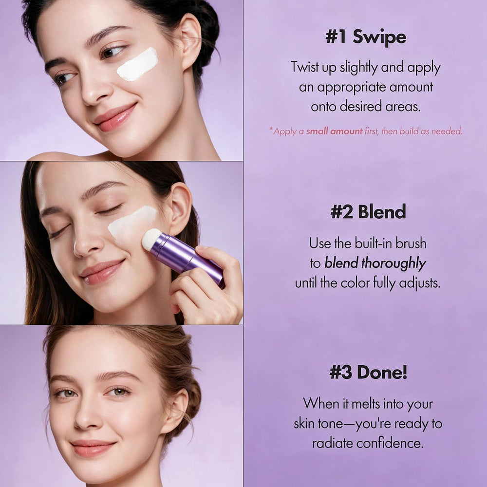 FILWY finish shown on deep skin tone for natural, even-looking coverage
