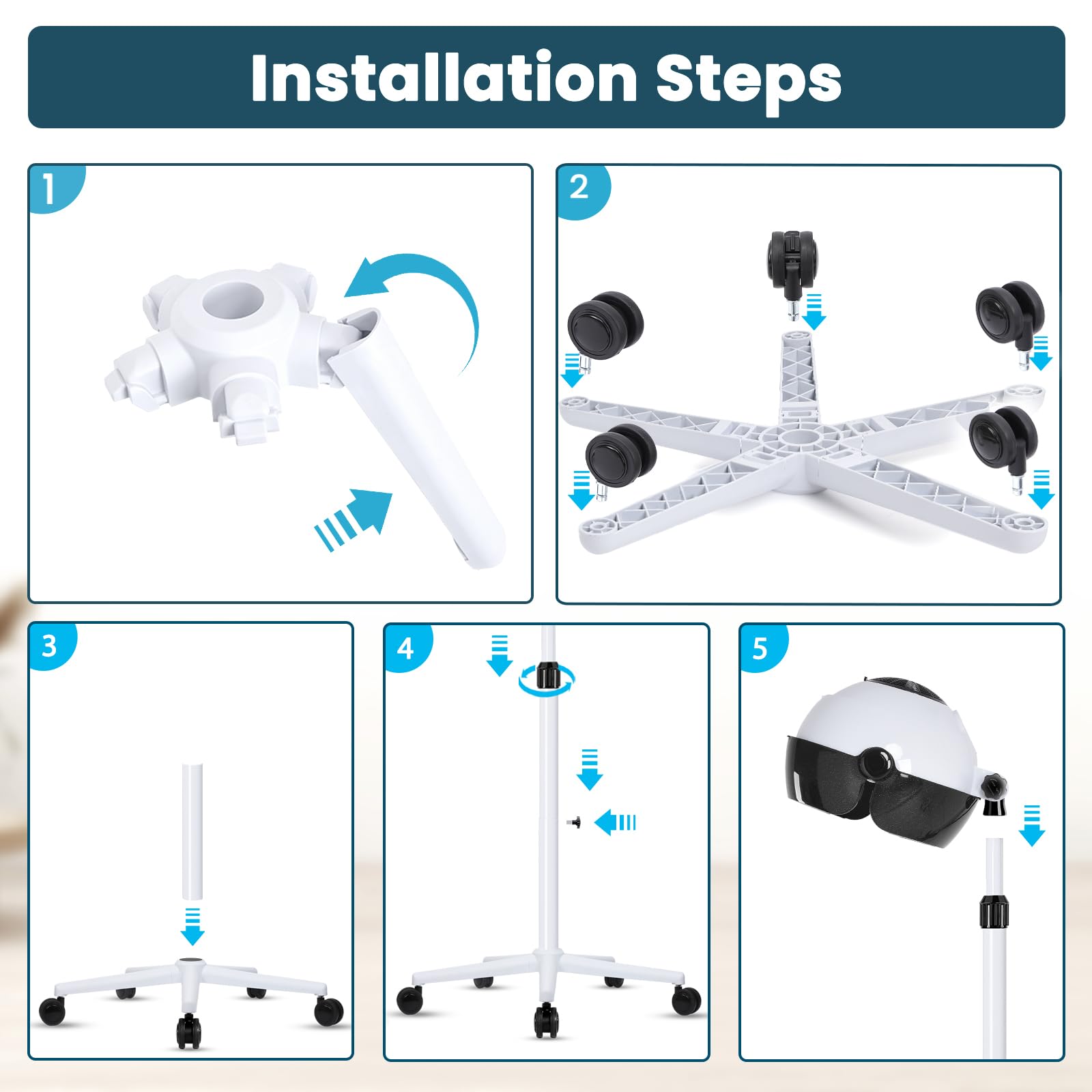 Findabetter in-salon use with client demonstrating seated drying comfort