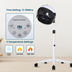 Findabetter side profile displaying adjustable height and 90° hood tilt
