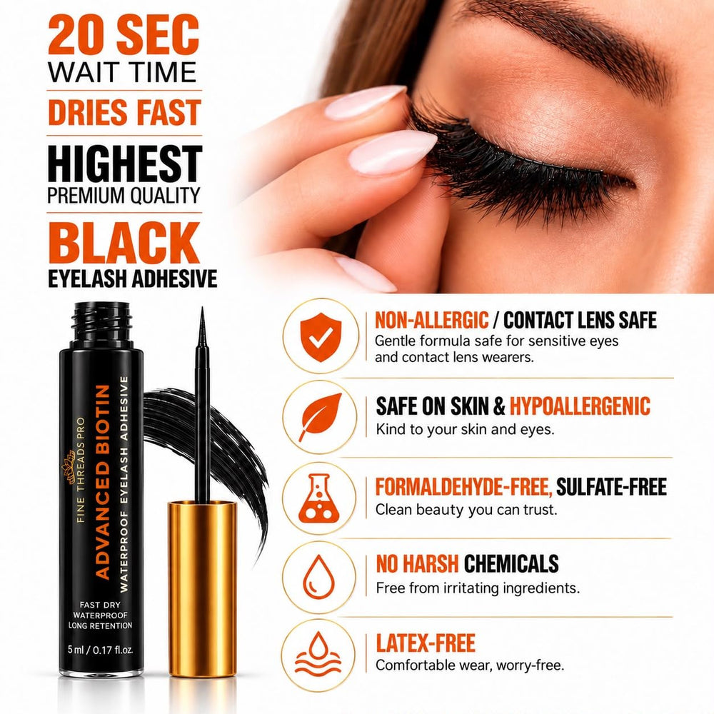 Fine Threads Pro application demo applying strip lash for secure hold