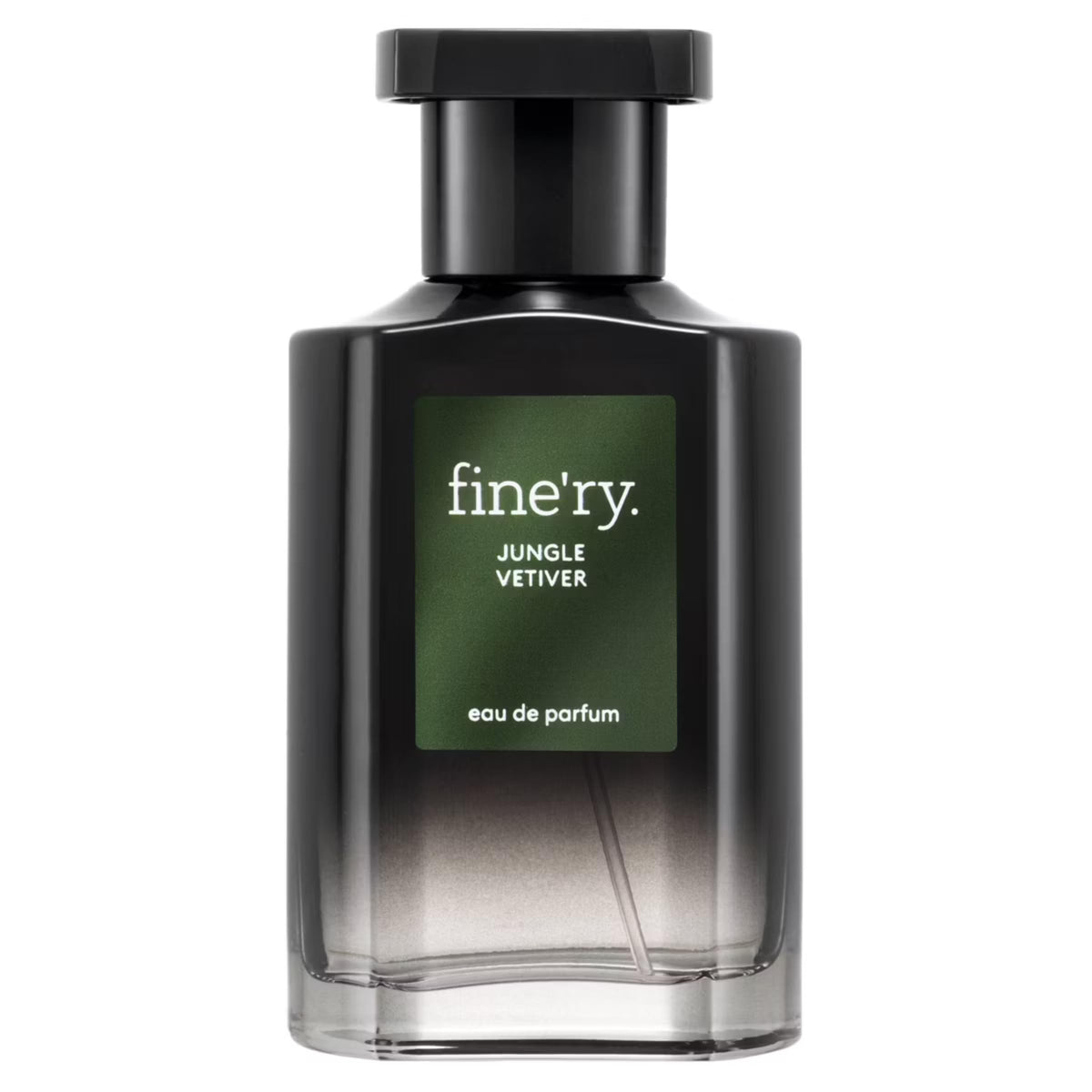 Fine'ry bottle front view showing sleek 2oz design and elegant branding benefit: premium presentation