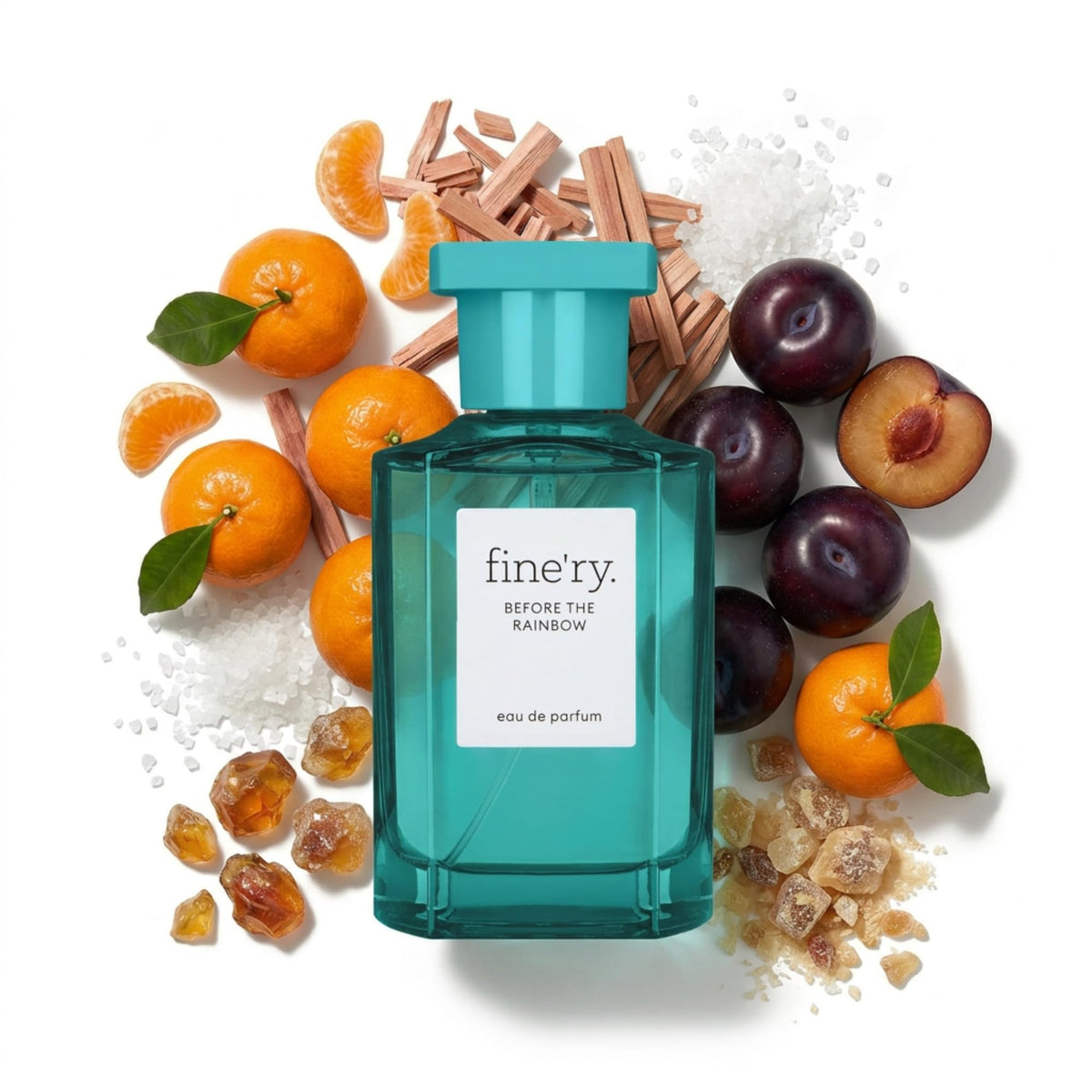 Fine'ry bottle front packaging showing clean design and easy gifting benefit