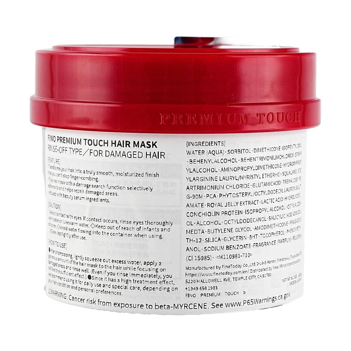 Fino Premium Touch applied to damp hair demonstrating even coverage and frizz control