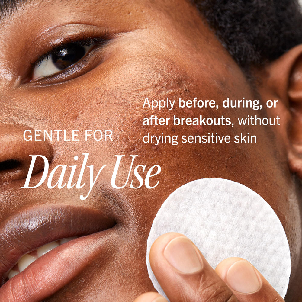 Pads next to moisturizer illustrating First Aid Beauty routine pairing benefits