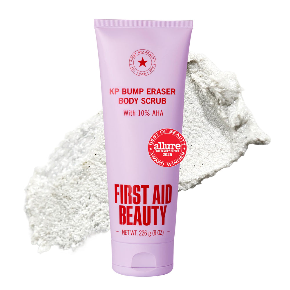 First Aid Beauty front label showing product name and unscented benefit