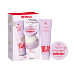 First Aid Beauty set front packaging showing both products for value