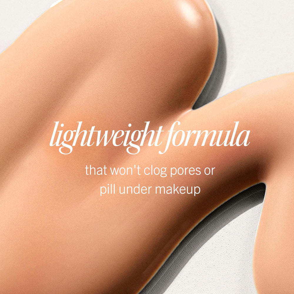 First Aid Beauty sunscreen layered under foundation for smooth makeup wear