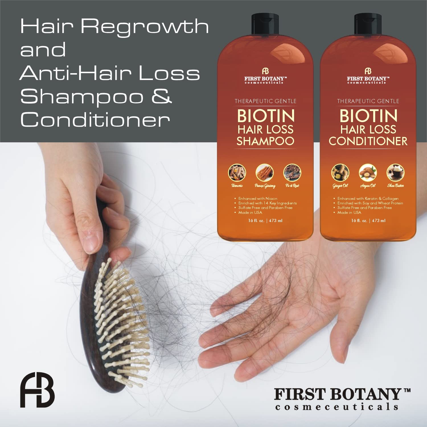 First Botany conditioner cream texture showing rich conditioning benefit