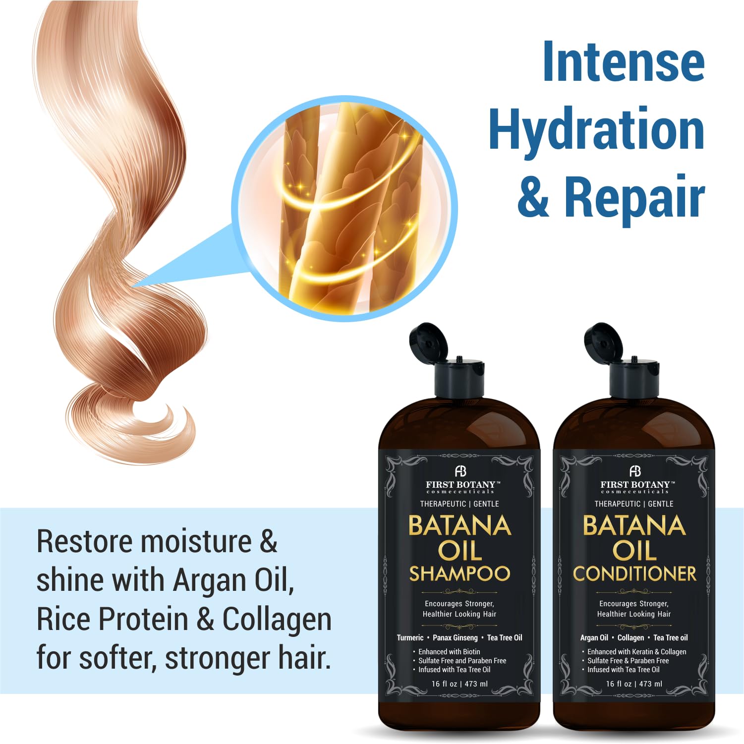 First Botany conditioner creamy texture demonstrating smoothness