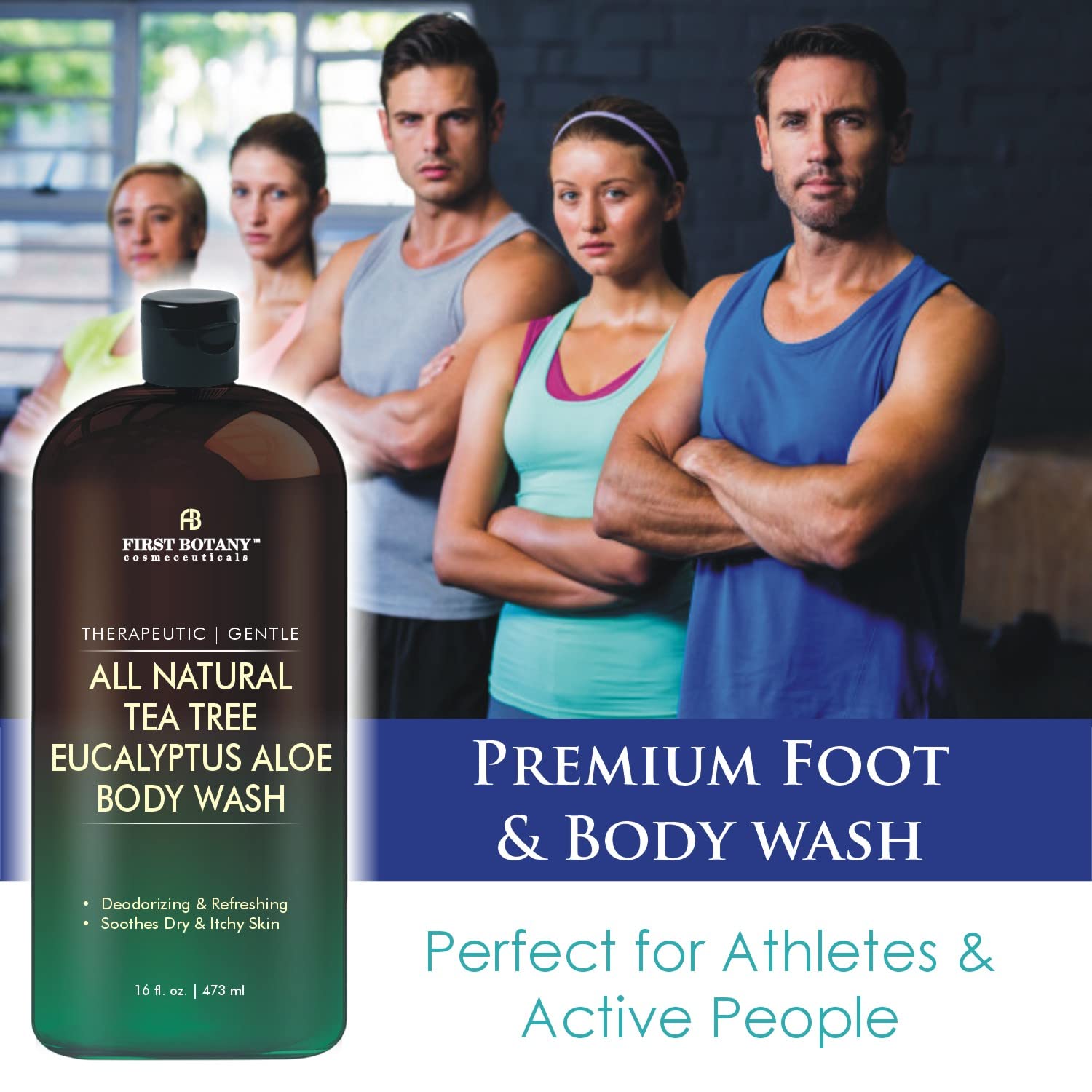 First Botany in-shower lifestyle scene displaying refreshing post-workout benefit