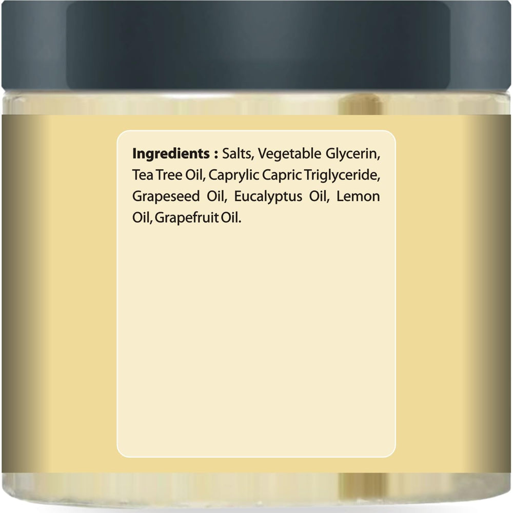 First Botany open jar with visible label, clarity on ingredients