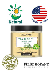 First Botany salt and oil granules detail for skin smoothing
