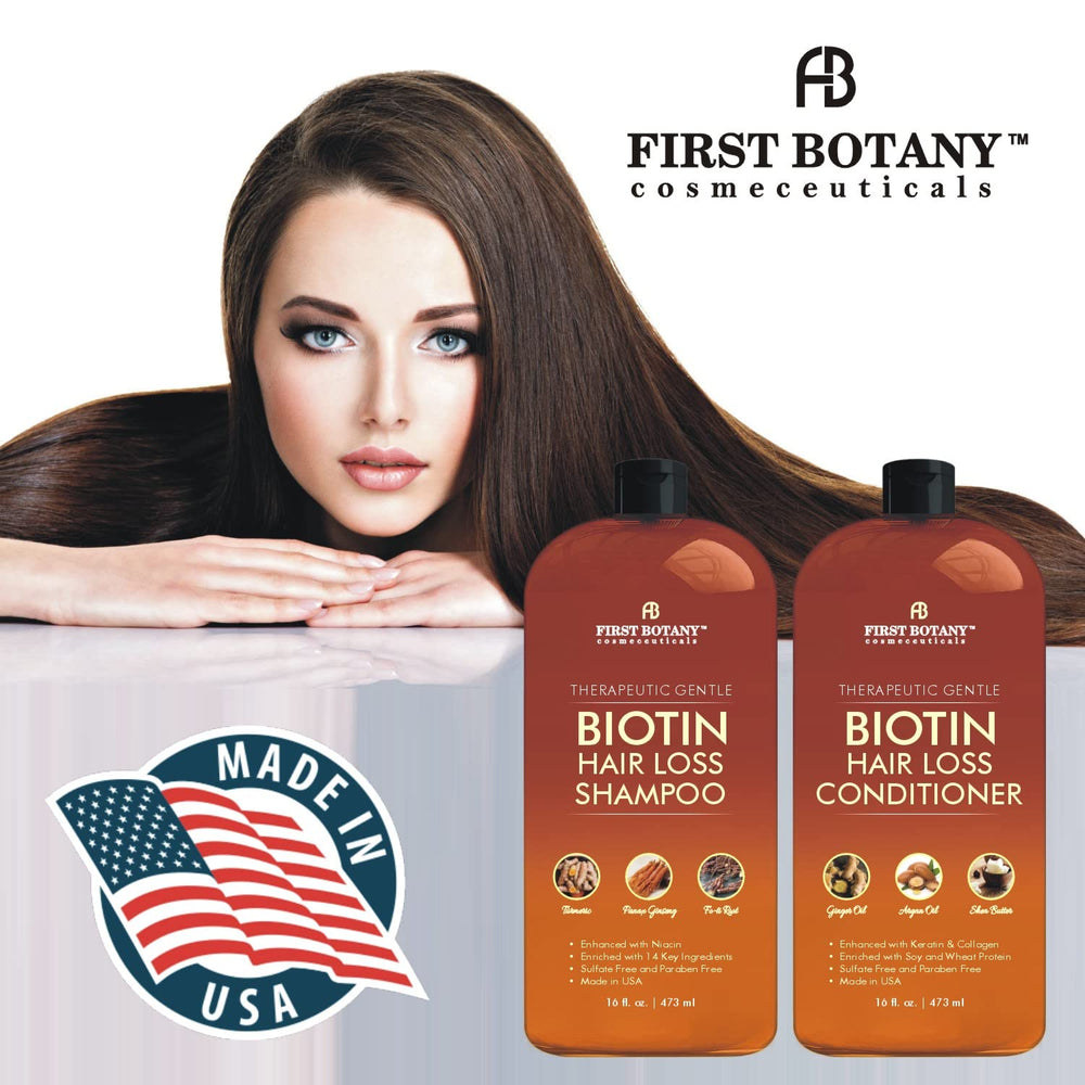 First Botany shampoo pump close-up demonstrating easy dispensing benefit